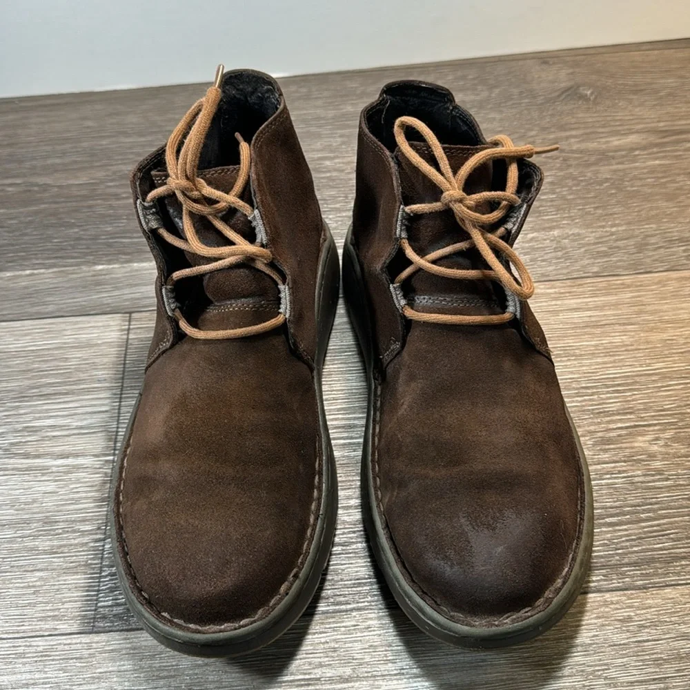 Chaco brown leather suede boots men’s size 8.5 (d94)